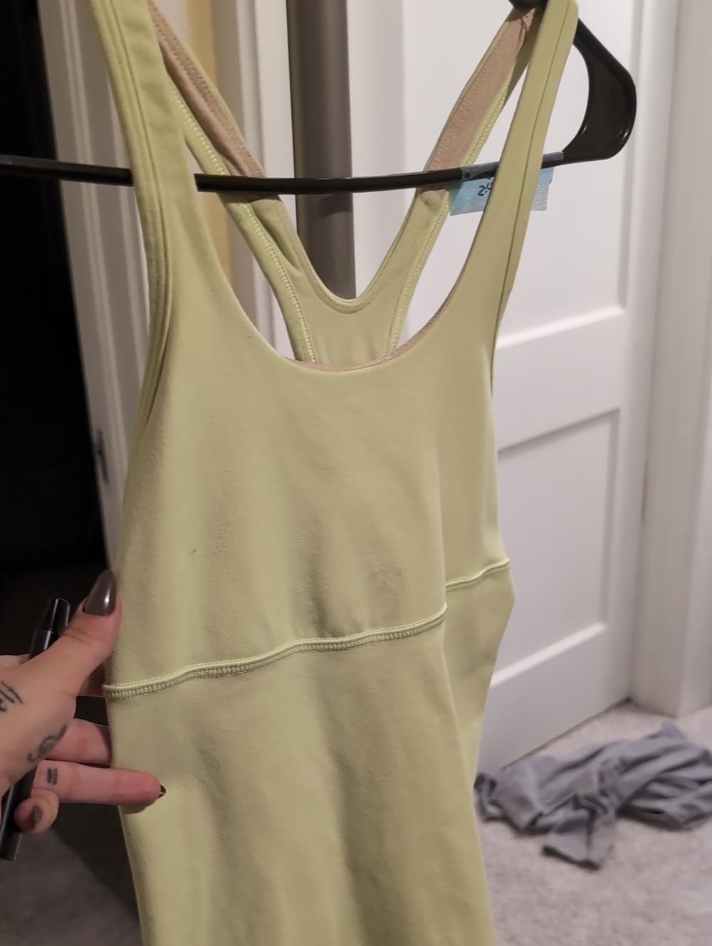lululemon athletica Bright Yellow Racerback Workout Tank - Picture 2 of 5